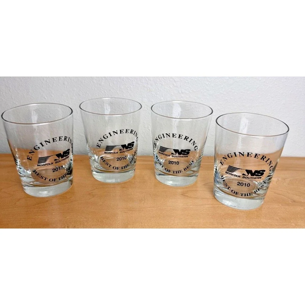 Norfolk Southern NS Engineering Best of the Best 2010 Whiskey Rocks Glass